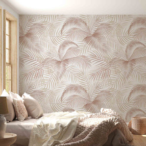 Palm Leaves Pattern Designer Wallpaper