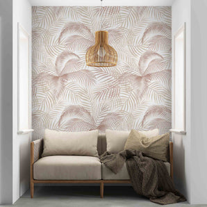 Palm Leaves Pattern Designer Wallpaper