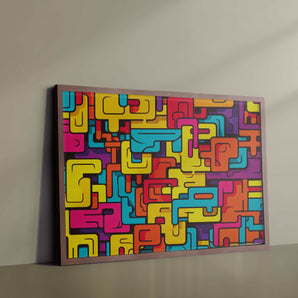 Abstract Colorful Wall Art Framed Print
